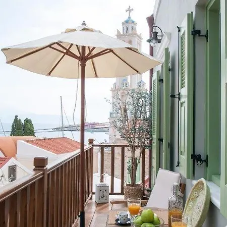Luca'S Houses Chalki Town Exterior photo